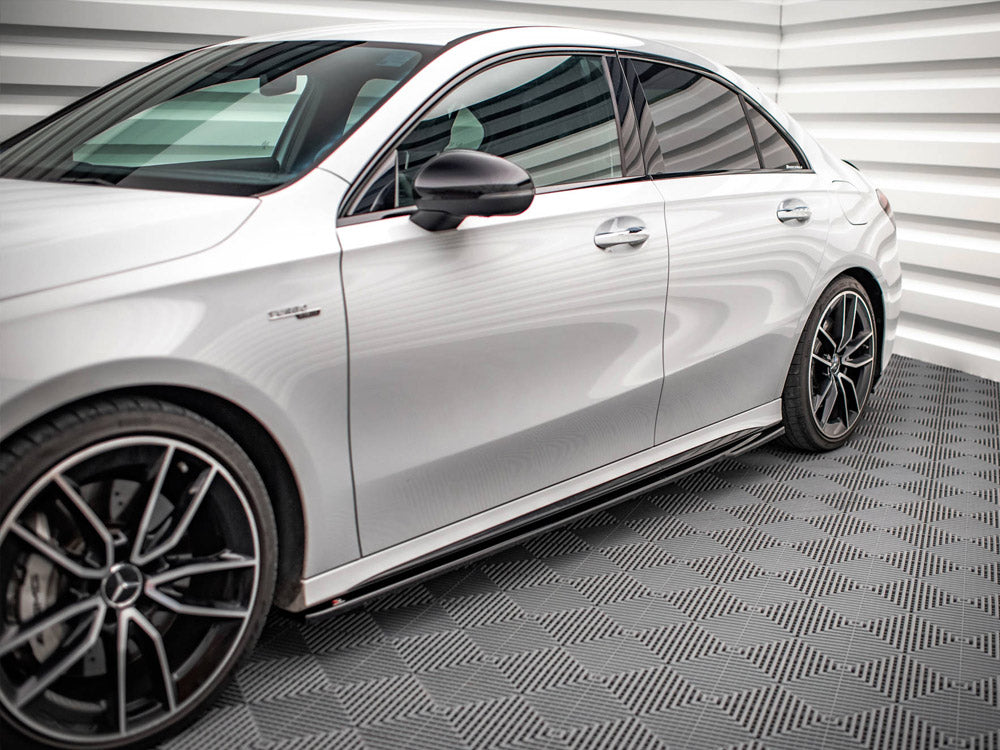 Maxton Design - SIDE SKIRTS DIFFUSERS V.2 MERCEDES A35 AMG / AMG-LINE W177