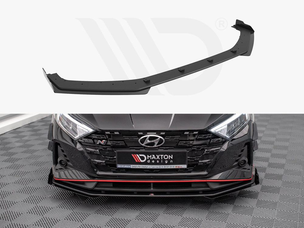 Maxton Design - STREET PRO FRONT SPLITTER V.1 (+FLAPS) HYUNDAI I20 N MK3 (2020-)