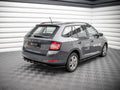 Maxton Design - CENTRAL REAR SPLITTER (VERTICAL BARS) SKODA FABIA COMBI MK3 FACELIFT (2019-)