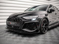 Maxton Design - STREET PRO FRONT SPLITTER V.1 (+FLAPS) AUDI RS3 SPORTBACK 8Y (2020-)