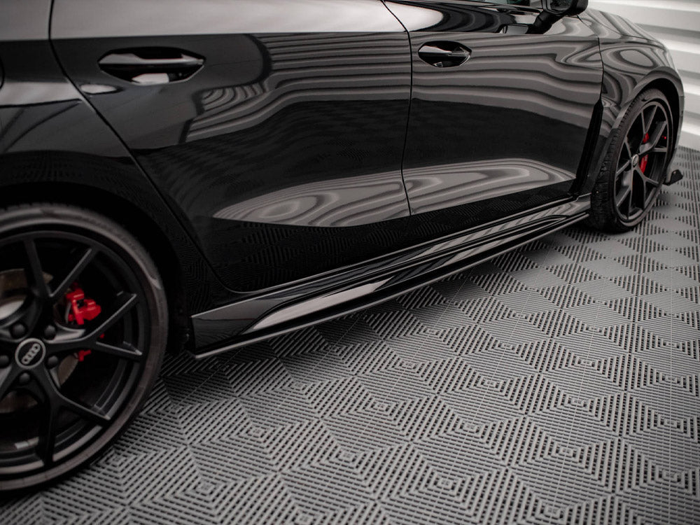 Maxton Design - STREET PRO SIDE SKIRTS DIFFUSERS AUDI RS3 SPORTBACK 8Y (2020-)