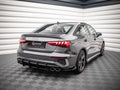 Maxton Design - STREET PRO REAR DIFFUSER AUDI S3 SEDAN 8Y (2020-)