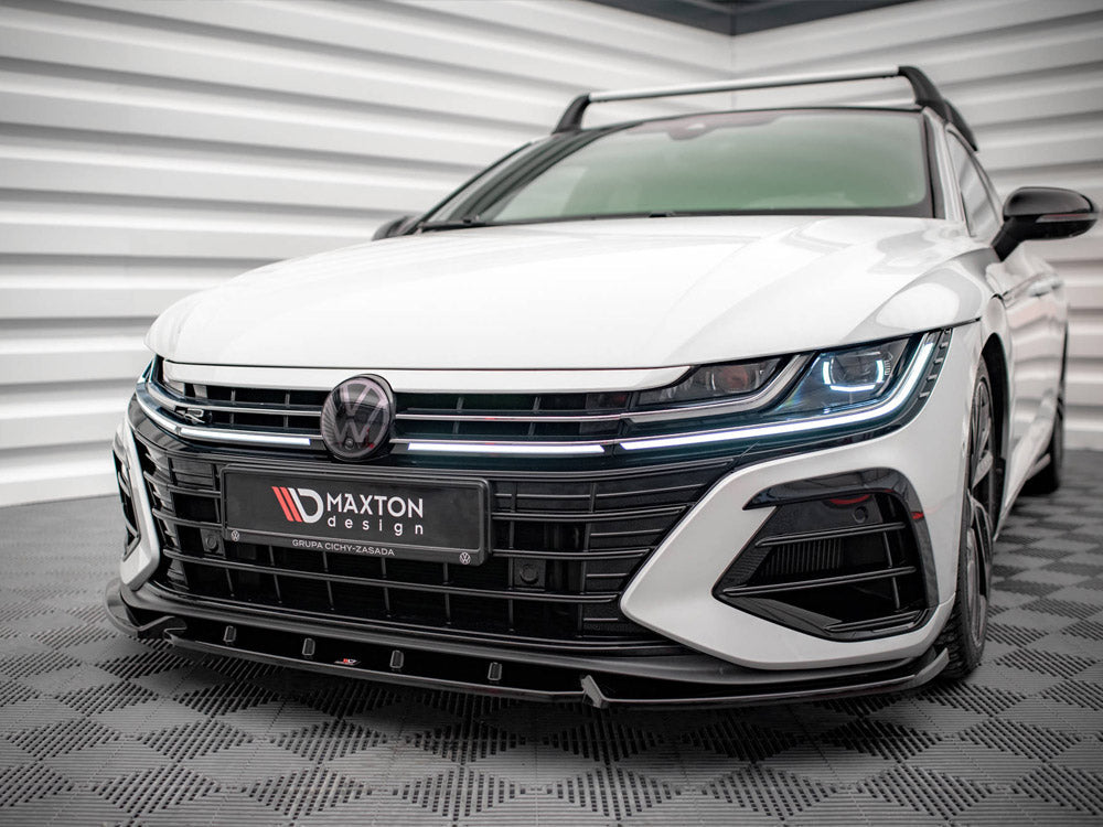 Maxton Design - Front Splitter V.2 Volkswagen Arteon R Sedan / Shooting Brake Mk1 Facelift