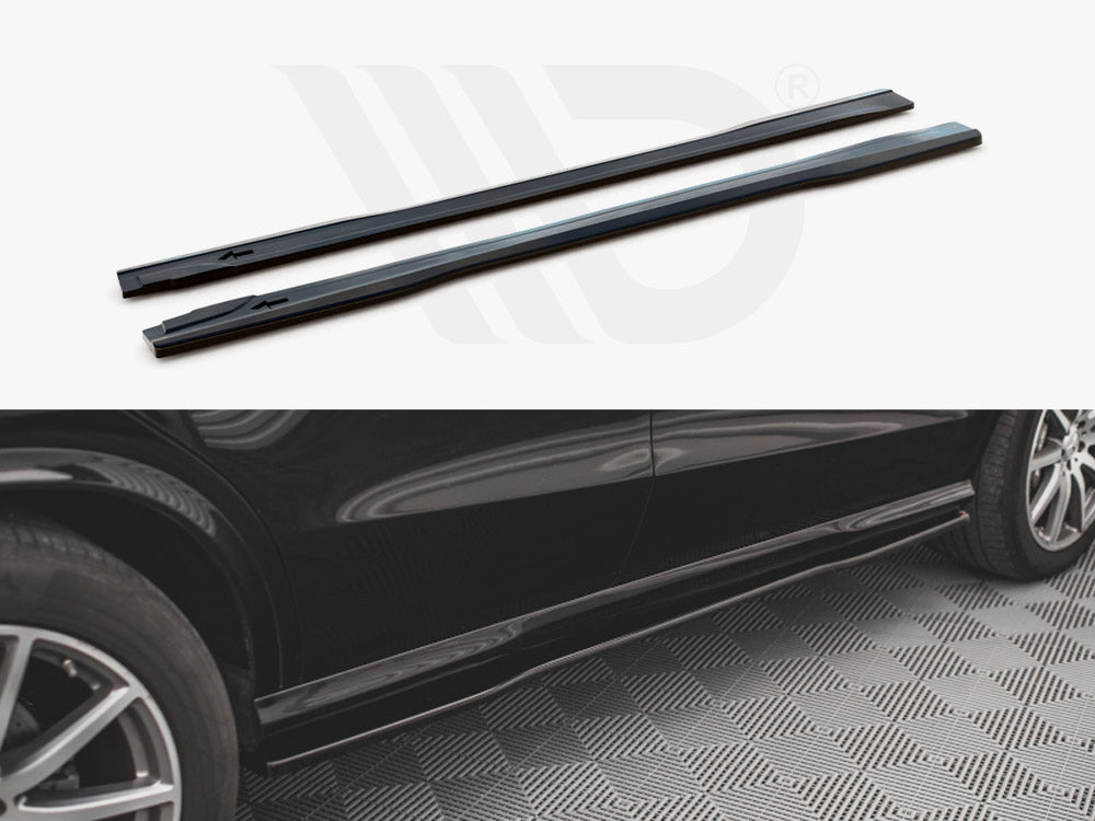 Maxton Design - SIDE SKIRTS DIFFUSERS MERCEDES GLE COUPE 63AMG C292 (2015-2019)