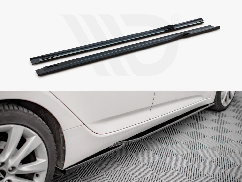 Maxton Design - SIDE SKIRTS DIFFUSERS HYUNDAI I40 MK1 (2011-2014)
