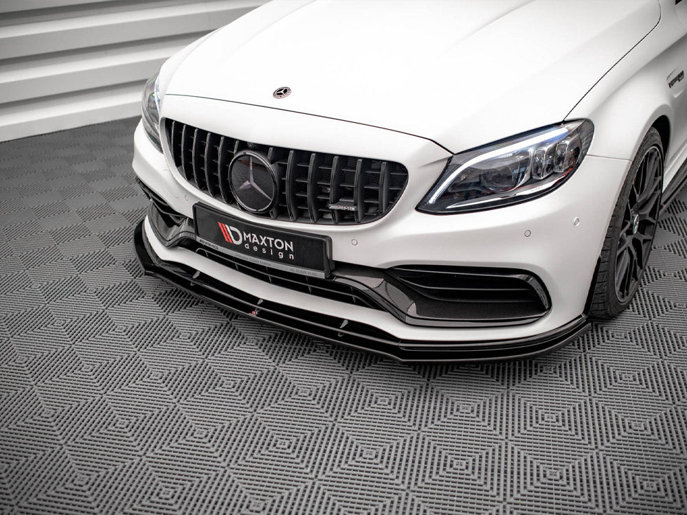 Maxton Design - FRONT SPLITTER V.1 MERCEDES-AMG C63 COUPE AMG AERO PACK C205 FACELIFT