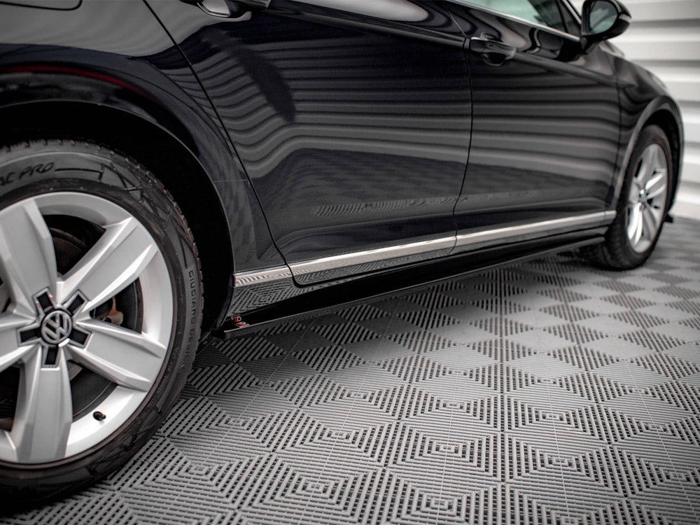 Maxton Design - SIDE SKIRTS DIFFUSERS VW PASSAT B8 FACELIFT (2019-2023)