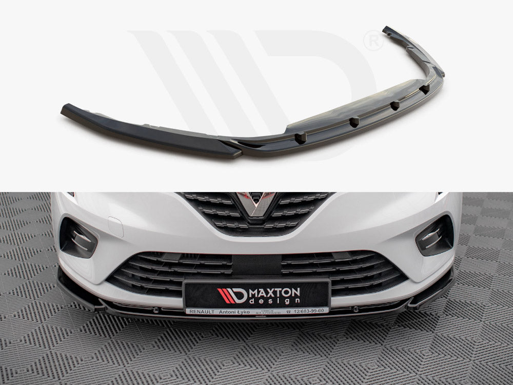Maxton Design - FRONT SPLITTER V.1 RENAULT CLIO MK5 (2019-)