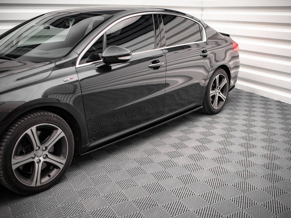 Maxton Design - SIDE SKIRTS DIFFUSERS PEUGEOT 508 GT MK1 FACELIFT (2014-2018)