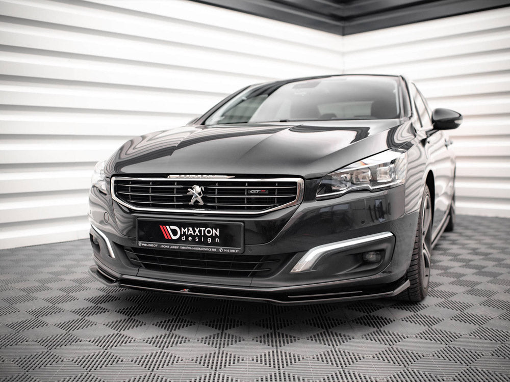 Maxton Design - FRONT SPLITTER V.2 PEUGEOT 508 GT MK1 FACELIFT (2014-2018)