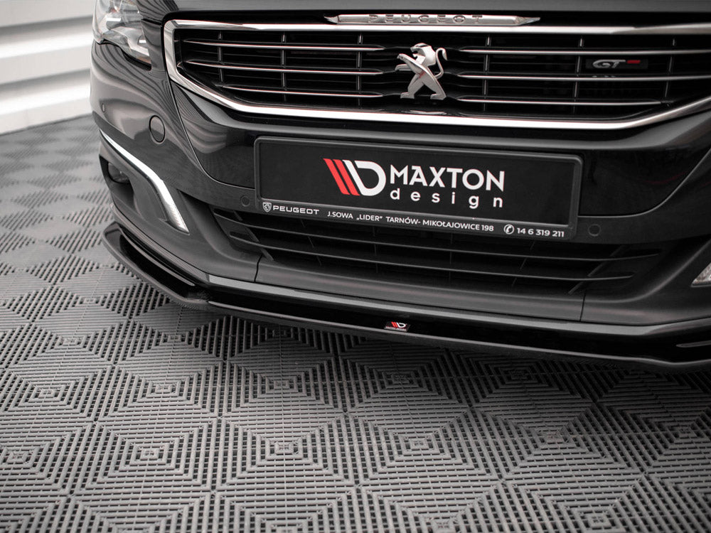 Maxton Design - FRONT SPLITTER V.2 PEUGEOT 508 GT MK1 FACELIFT (2014-2018)