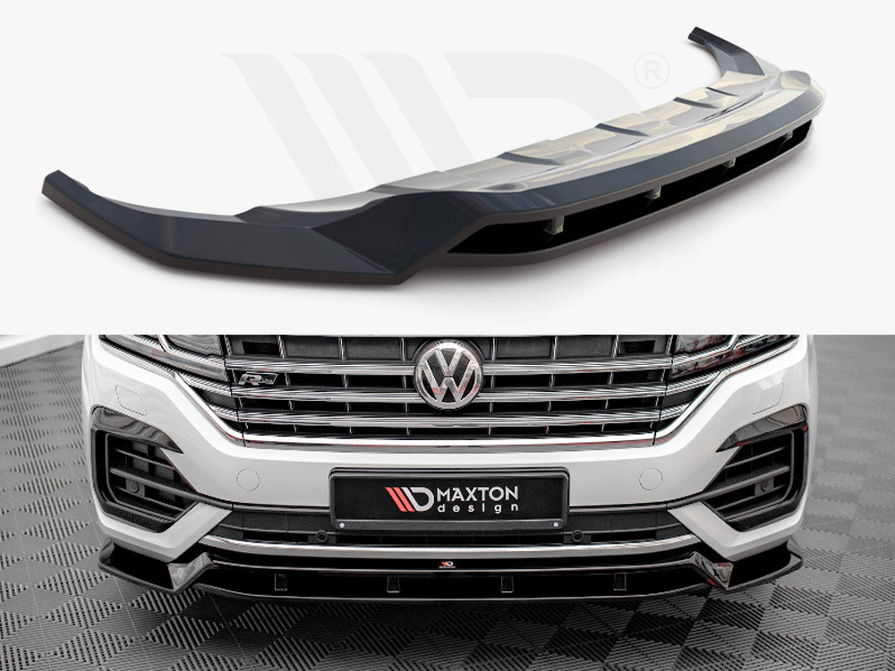 Maxton Design - FRONT SPLITTER VW TOUAREG R-LINE MK3 (2018-2023)
