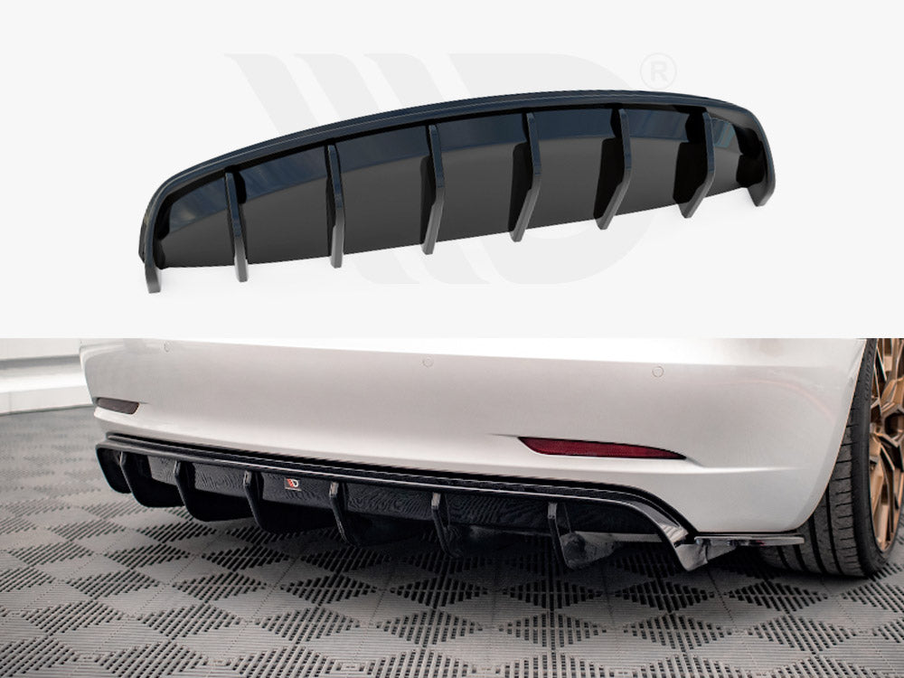 Maxton Design - REAR VALANCE V.2 TESLA MODEL 3 (2017-2023)