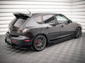 Maxton Design - STREET PRO SIDE SKIRTS DIFFUSERS (+FLAPS) MAZDA 3 MPS MK1 (2006-2008)