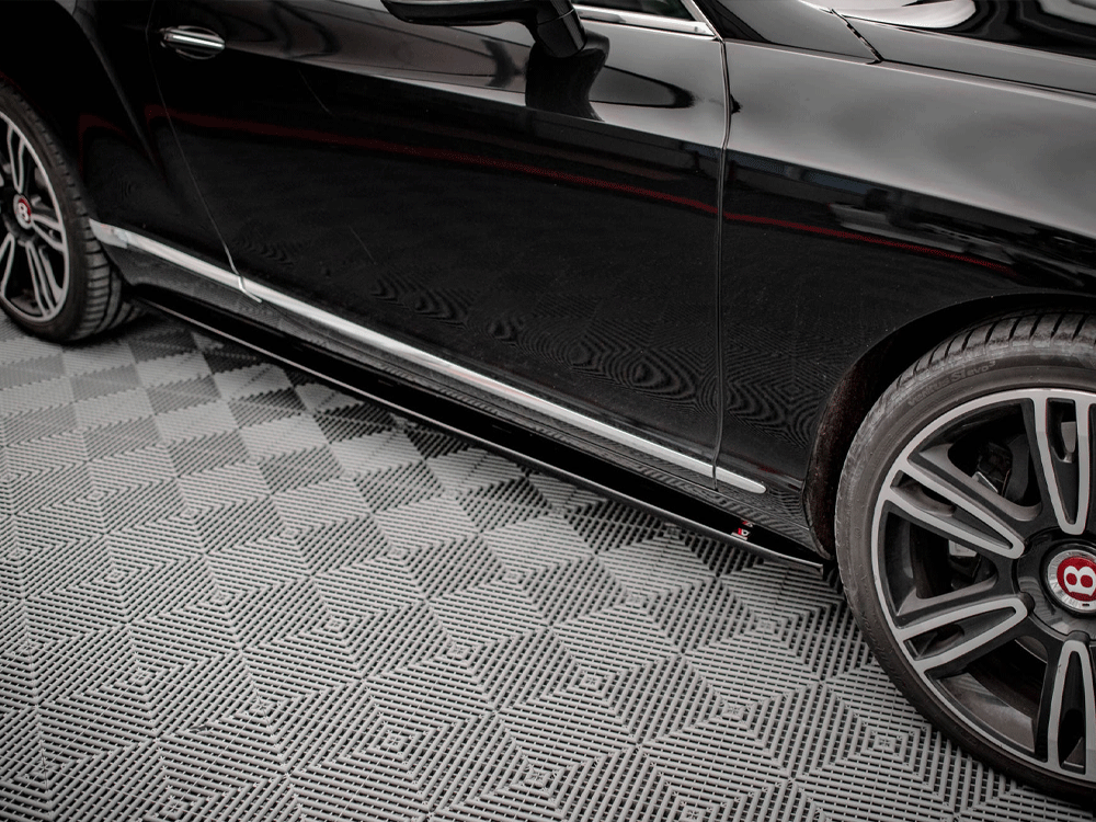 Maxton Design - SIDE SKIRTS DIFFUSERS BENTLEY CONTINENTAL GT V8 S MK2 (2014-2016)