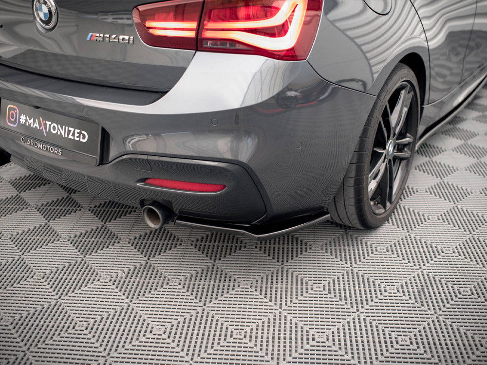 Maxton Design - REAR SIDE SPLITTERS V.2 BMW 1 F20/F21 M-POWER FACELIFT (2015-19)