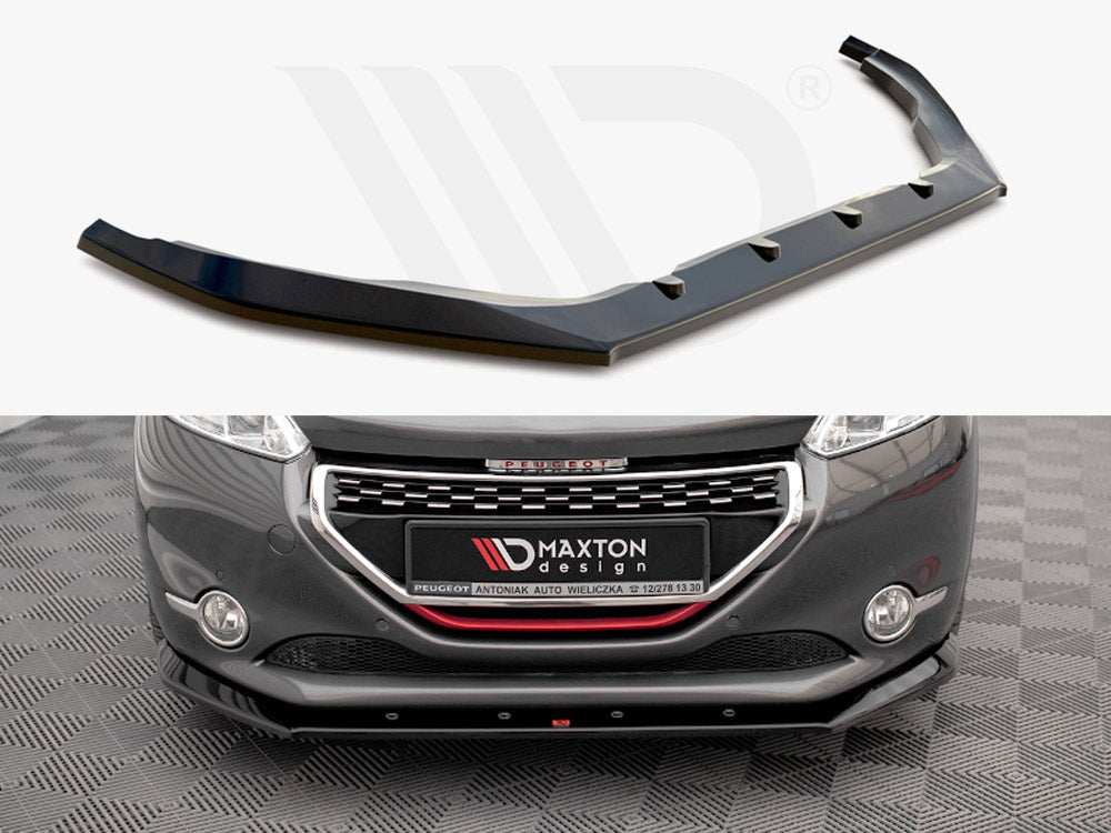 Maxton Design - FRONT SPLITTER V.1 PEUGEOT 208 GTI MK1