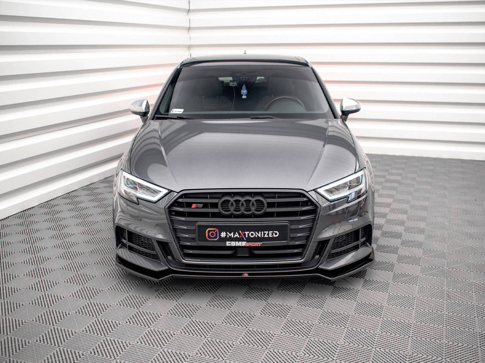 Maxton Design - FRONT SPLITTER V.2 AUDI S3 SPORTBACK 8V FACELIFT