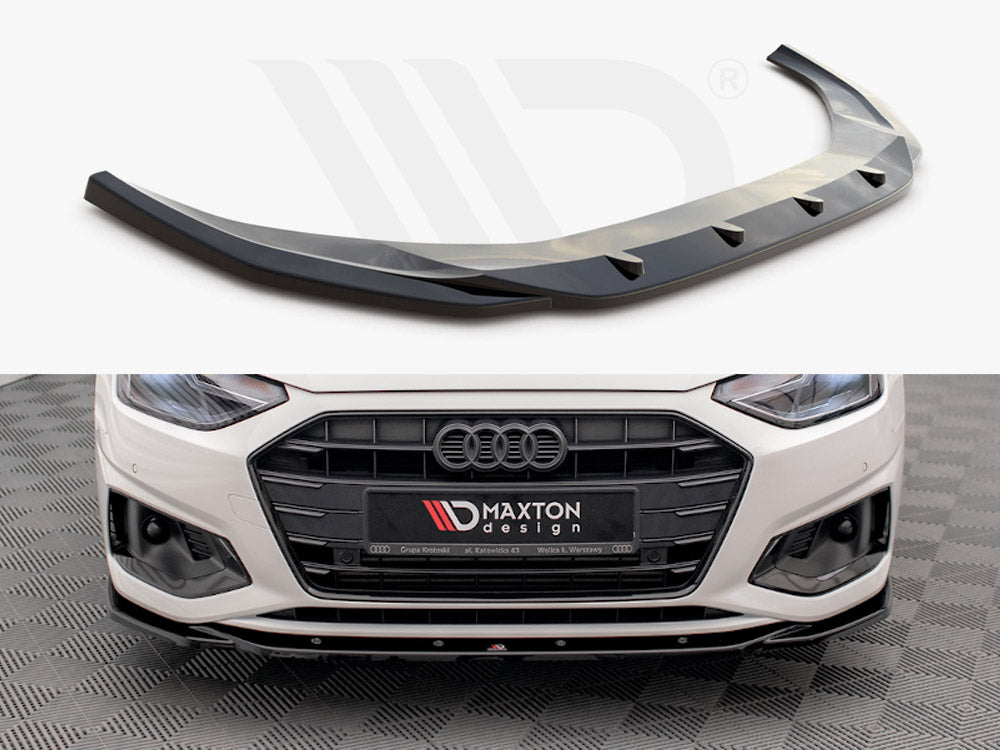 Maxton Design - FRONT SPLITTER V.2 AUDI A4 B9 FACELIFT
