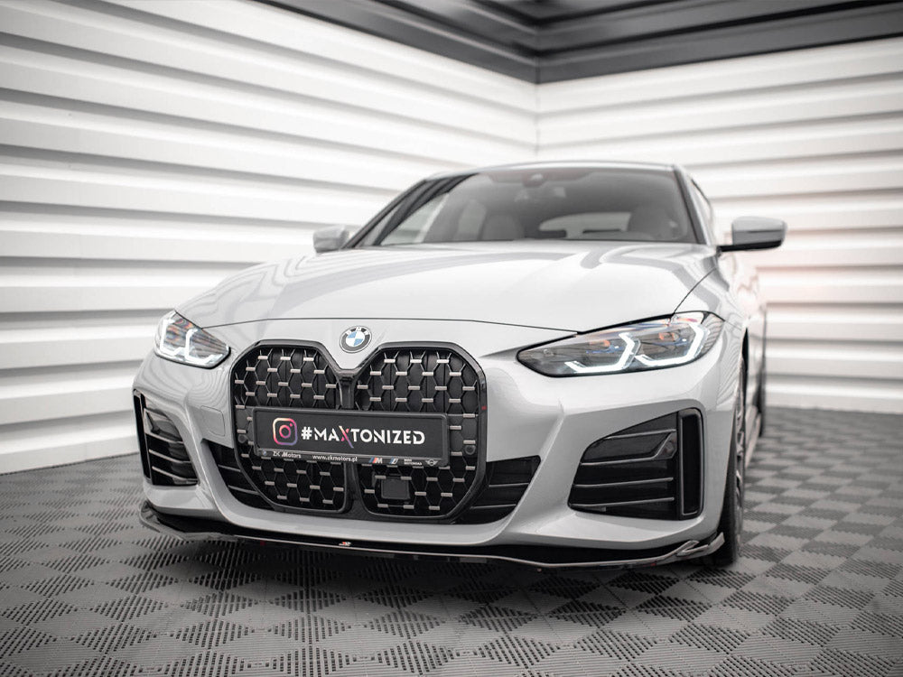 Maxton Design - FRONT SPLITTER V.1 BMW 4 / I4 GRAN COUPE M-PACK / M440I G26