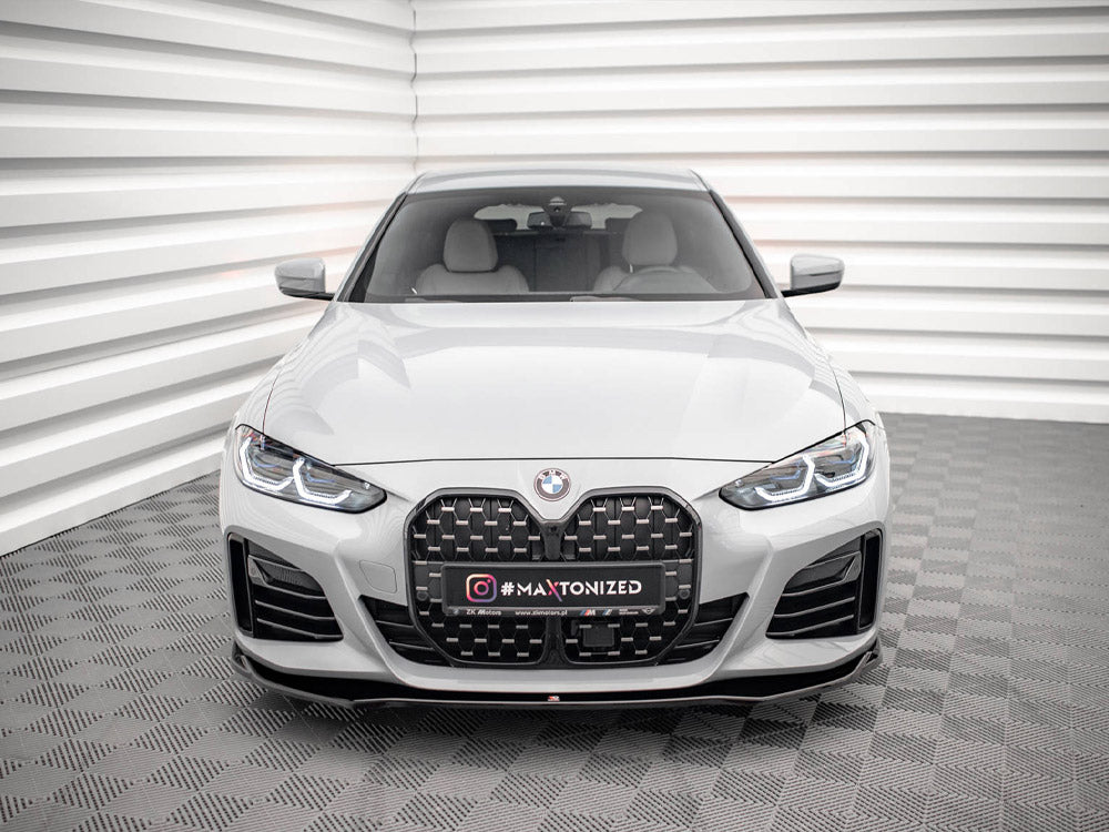 Maxton Design - FRONT SPLITTER V.1 BMW 4 / I4 GRAN COUPE M-PACK / M440I G26