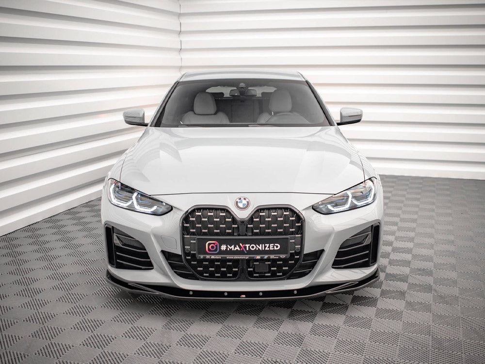 Maxton Design - FRONT SPLITTER V.3 BMW 4 / I4 GRAN COUPE M-PACK / M440I G26