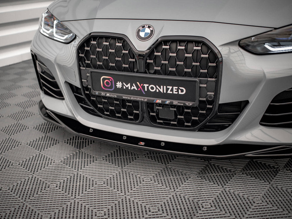 Maxton Design - FRONT SPLITTER V.3 BMW 4 / I4 GRAN COUPE M-PACK / M440I G26
