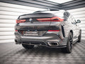 Maxton Design - CENTRAL REAR SPLITTER (VERTICAL BARS) V.3 BMW X6 M-PACK G06