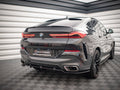 Maxton Design - CENTRAL REAR SPLITTER (VERTICAL BARS) V.2 BMW X6 M-PACK G06