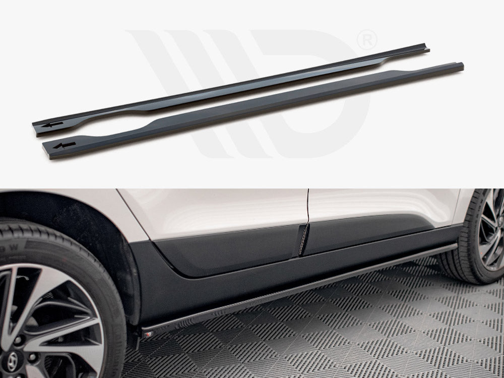 Maxton Design - SIDE SKIRTS DIFFUSERS HYUNDAI IX35 MK1