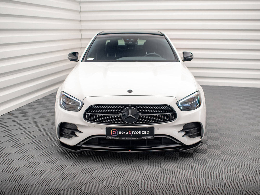 Maxton Design - FRONT SPLITTER V.1 MERCEDES E AMG LINE W213 FACELIFT