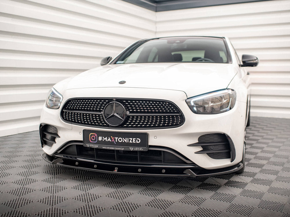 Maxton Design - Front Splitter V.2 Mercedes E AMG Line W213 Facelift