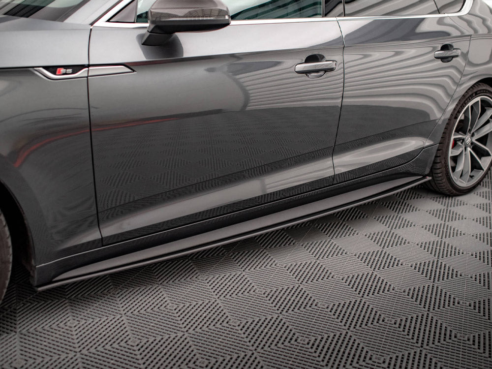 Maxton Design - STREET PRO SIDE SKIRTS DIFFUSERS AUDI A5 S-LINE / S5 SPORTBACK F5