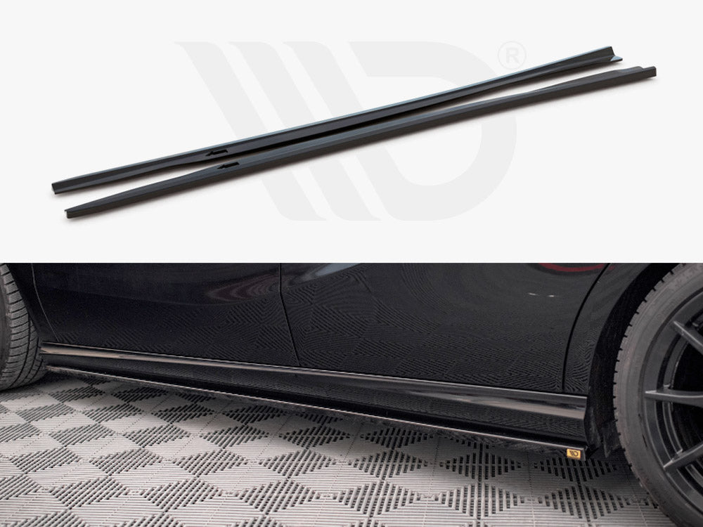Maxton Design - SIDE SKIRTS DIFFUSERS MERCEDES B W246 FACELIFT