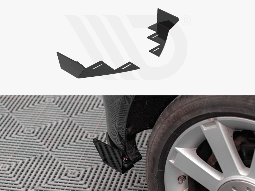 Maxton Design - REAR SIDE FLAPS FORD FIESTA ST MK6