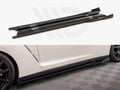 Maxton Design - SIDE SKIRTS DIFFUSERS + FLAPS NISSAN GTR R35 1ST FACELIFT
