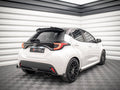 Maxton Design - CENTRAL REAR SPLITTER V.1 + FLAPS TOYOTA YARIS MK4