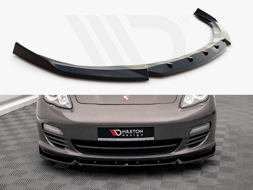Maxton Design - FRONT SPLITTER V.2 PORSCHE PANAMERA / PANAMERA DIESEL 970
