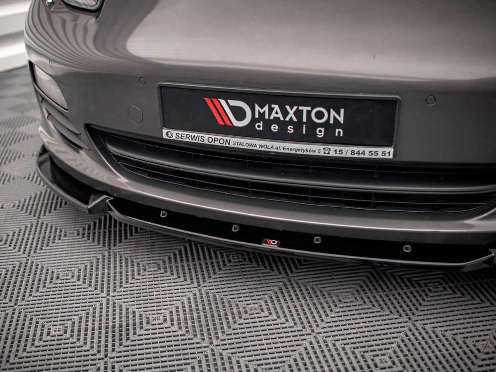 Maxton Design - FRONT SPLITTER V.2 PORSCHE PANAMERA / PANAMERA DIESEL 970