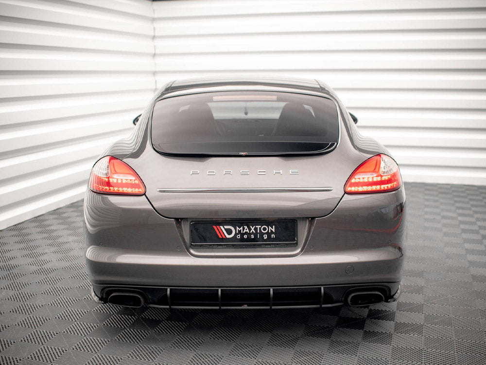 Maxton Design - STREET PRO REAR DIFFUSER PORSCHE PANAMERA / PANAMERA DIESEL 970