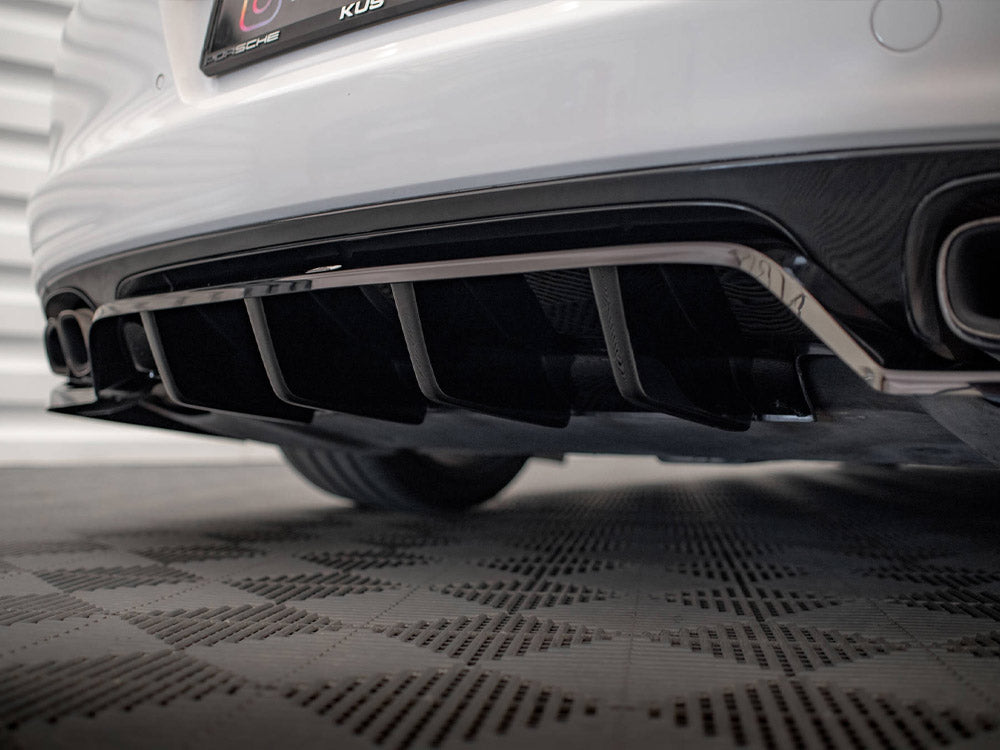 Maxton Design - CENTRAL REAR SPLITTER (VERTICAL BARS) PORSCHE PANAMERA TURBO 970