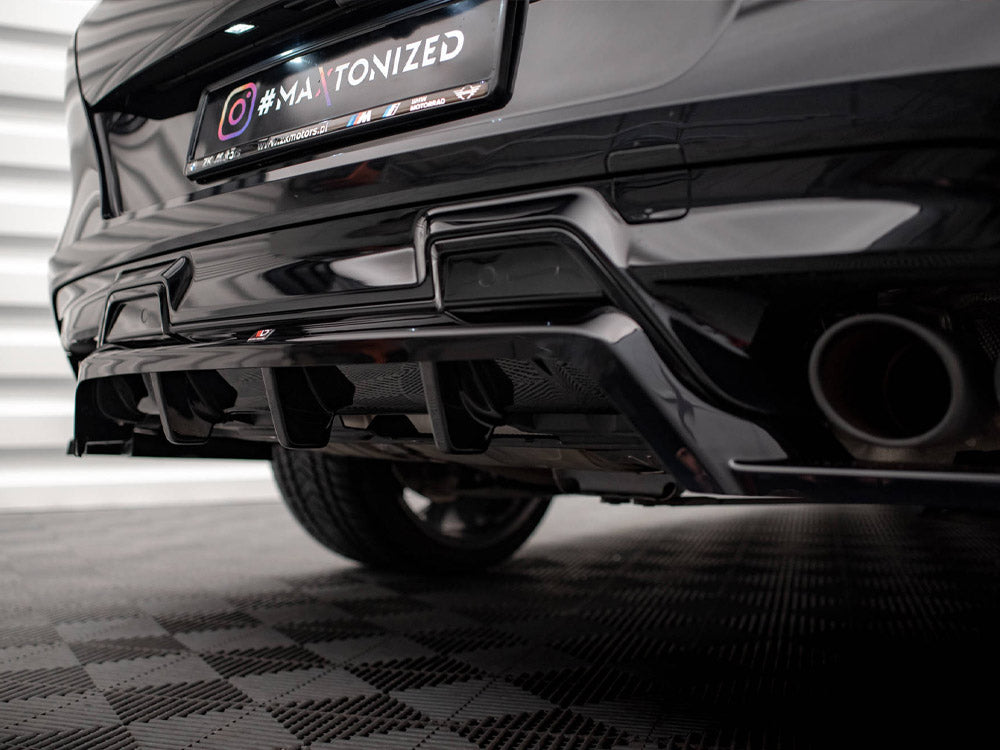 Maxton Design - CENTRAL REAR SPLITTER (VERTICAL BARS) BMW X6 M F96