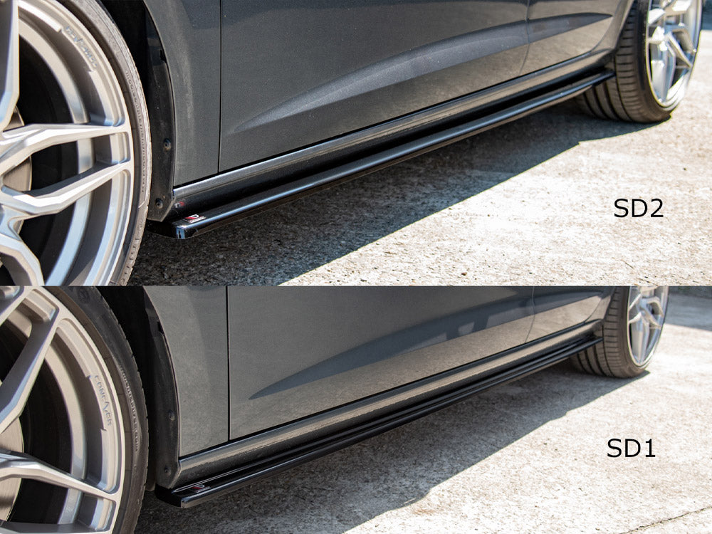 Maxton Design - SIDE SKIRTS DIFFUSERS V.2 SEAT LEON MK 3.5 CUPRA / CUPRA ESTATE