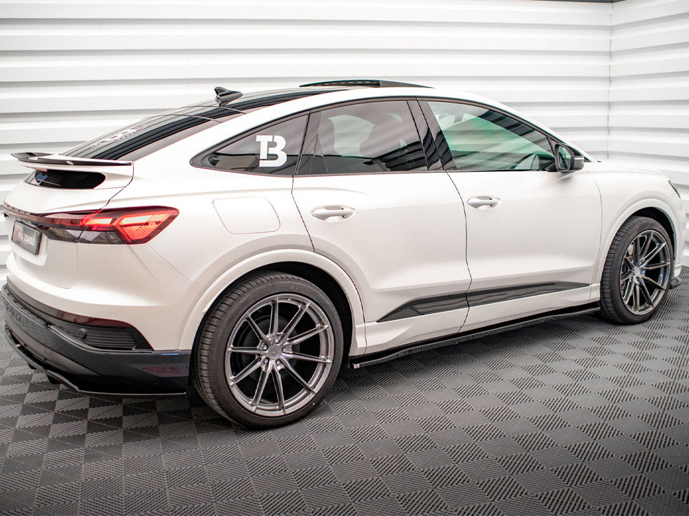 Maxton Design - SIDE SKIRTS DIFFUSERS AUDI Q4 E-TRON SPORTBACK MK1