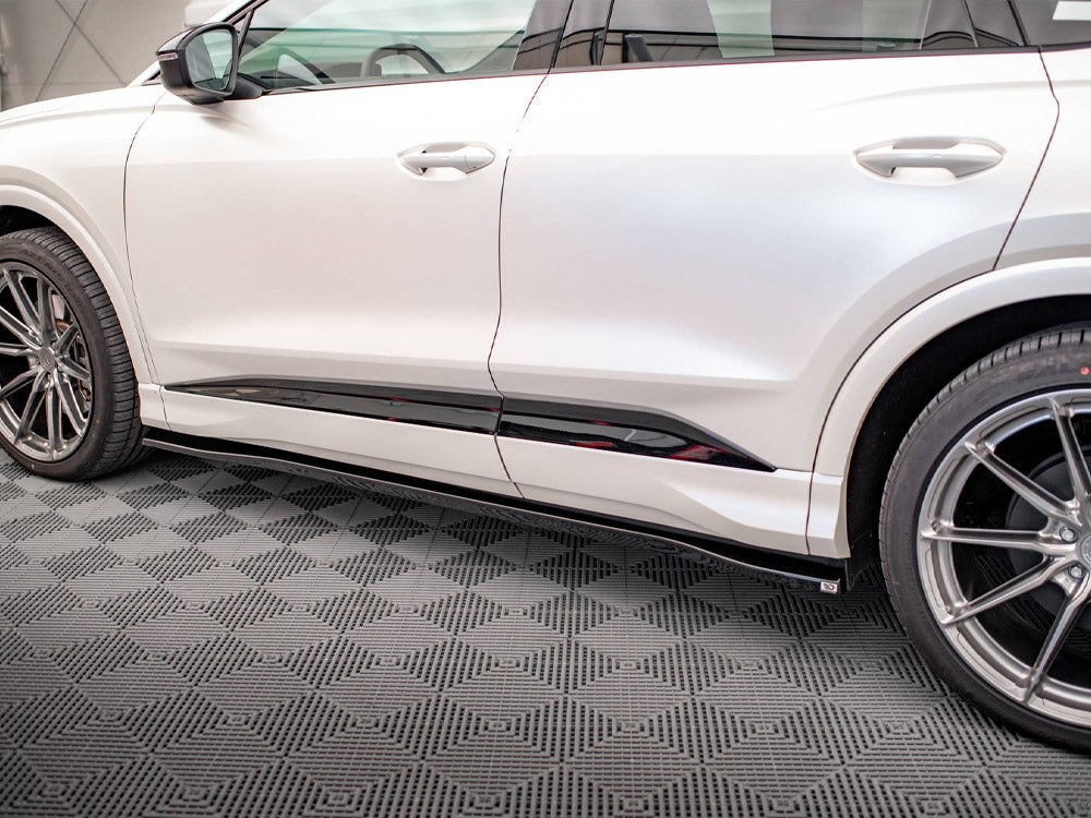 Maxton Design - SIDE SKIRTS DIFFUSERS AUDI Q4 E-TRON SPORTBACK MK1