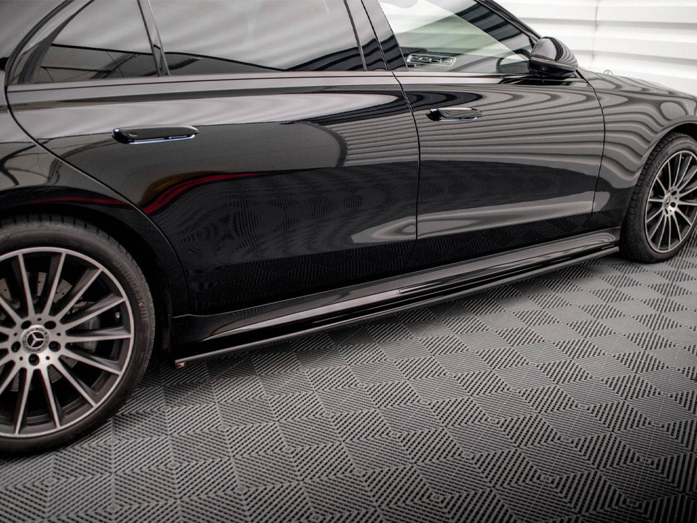 Maxton Design - SIDE SKIRTS DIFFUSERS MERCEDES S LONG AMG-LINE V223