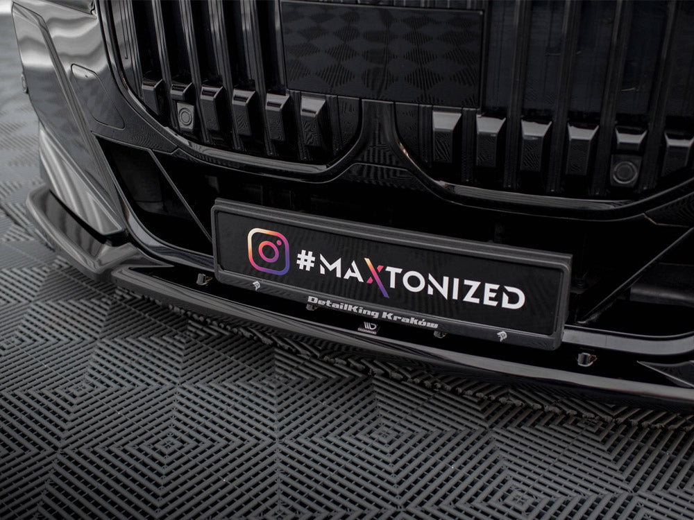 Maxton Design - FRONT SPLITTER V.2 BMW 7 M-PACK / M760E G70