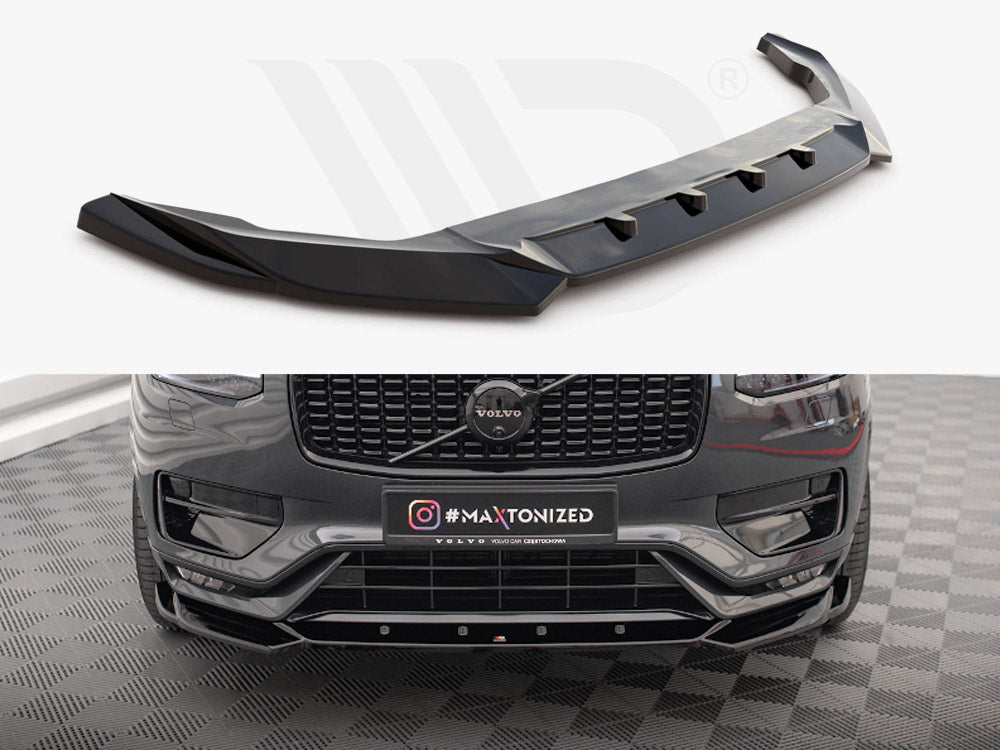 Maxton Design - FRONT SPLITTER V.1 VOLVO XC90 R-DESIGN MK2 FACELIFT