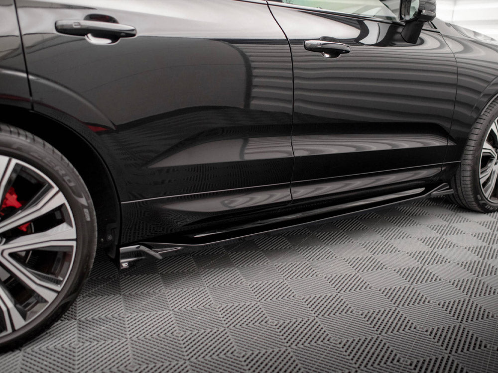 Maxton Design - SIDE SKIRTS DIFFUSERS VOLVO XC60 R-DESIGN MK2 FACELIFT