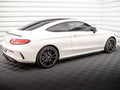 Maxton Design - SIDE SKIRTS DIFFUSERS MERCEDES C COUPE AMG-LINE C205 FACELIFT
